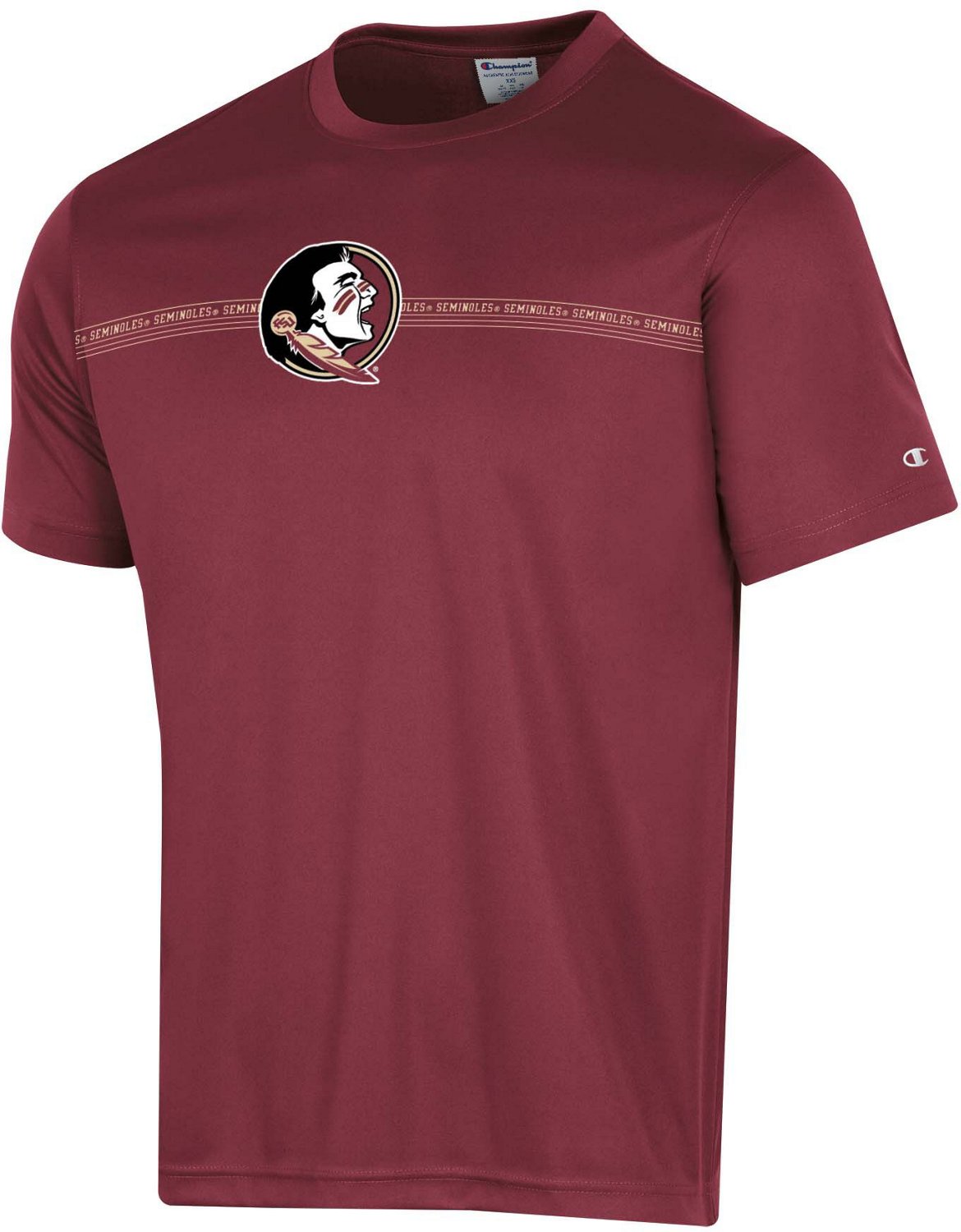 Champion Men's Florida State University Team Logo Graphic Tshirt Academy