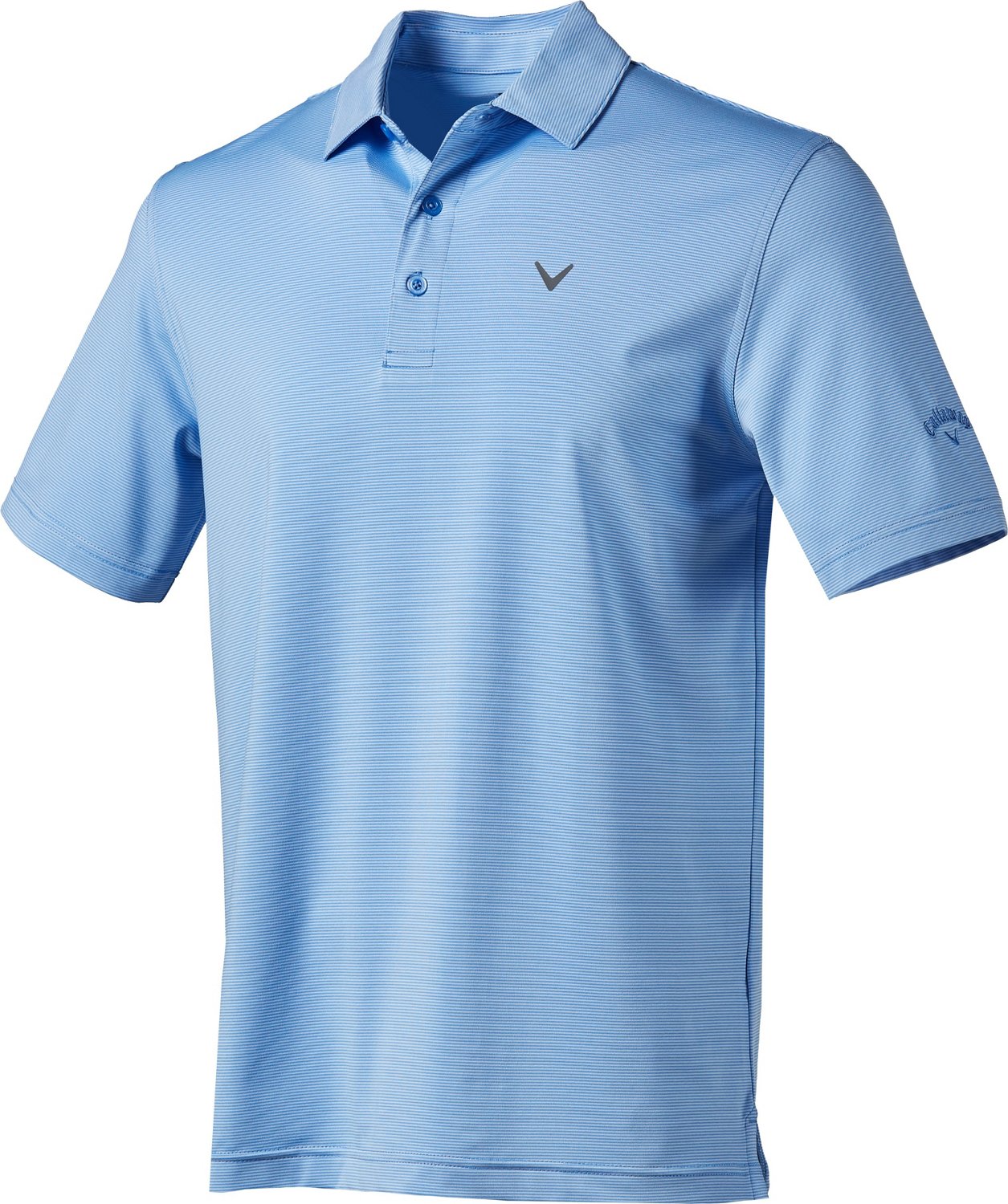 Callaway Men's Pro Spin Fine Line Stripe Golf Polo Shirt Academy