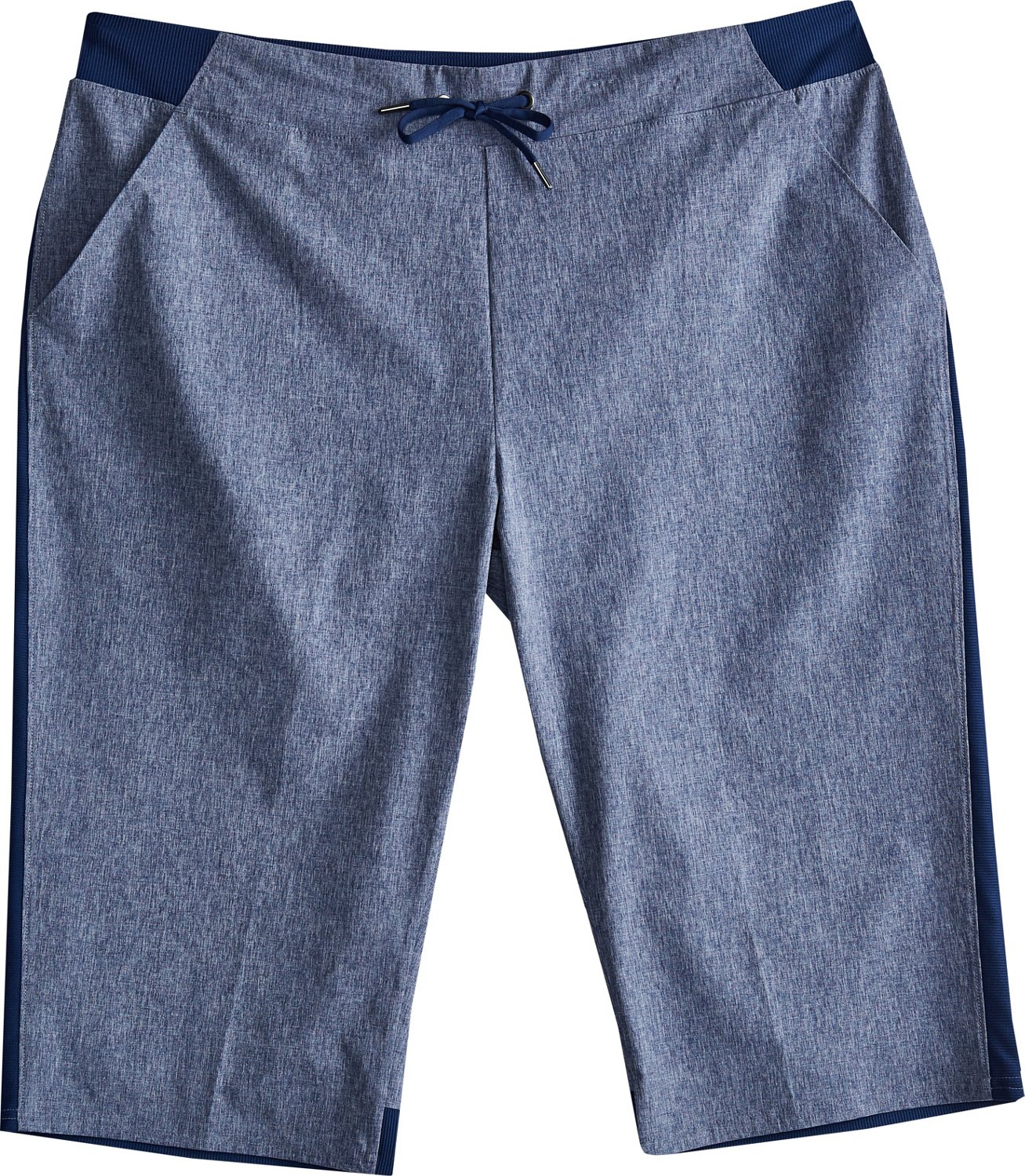 BCG Women's Plus Knit Woven Capri Athletic Pants Academy