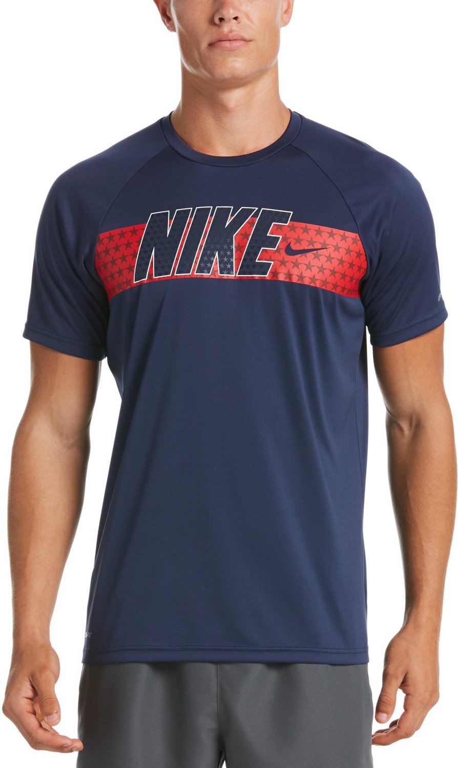 Nike Men's Americana Short Sleeve Hydroguard Swim Shirt | Academy