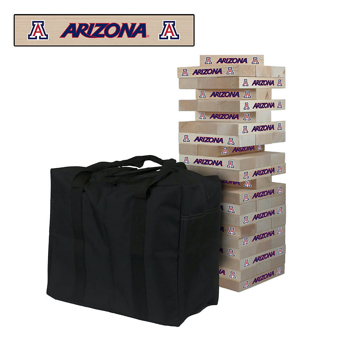 Victory Tailgate University of Arizona Giant Wooden Tumble Tower Game                                                            - view number 1