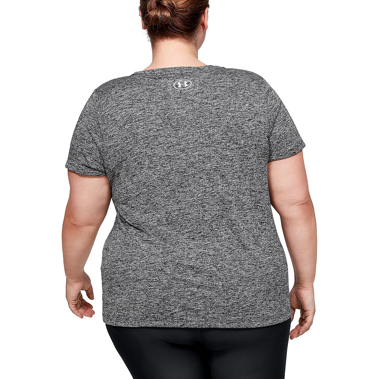 Under Armour Women's Tech Twist V-Neck Plus Size T-shirt                                                                         - view number 2