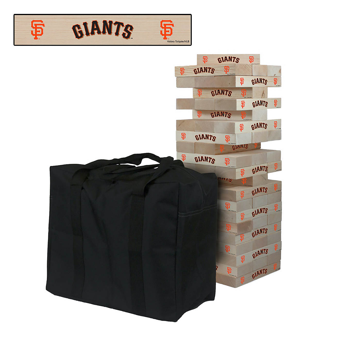 Victory Tailgate San Francisco Giants Giant Wooden Tumble Tower Game                                                             - view number 1