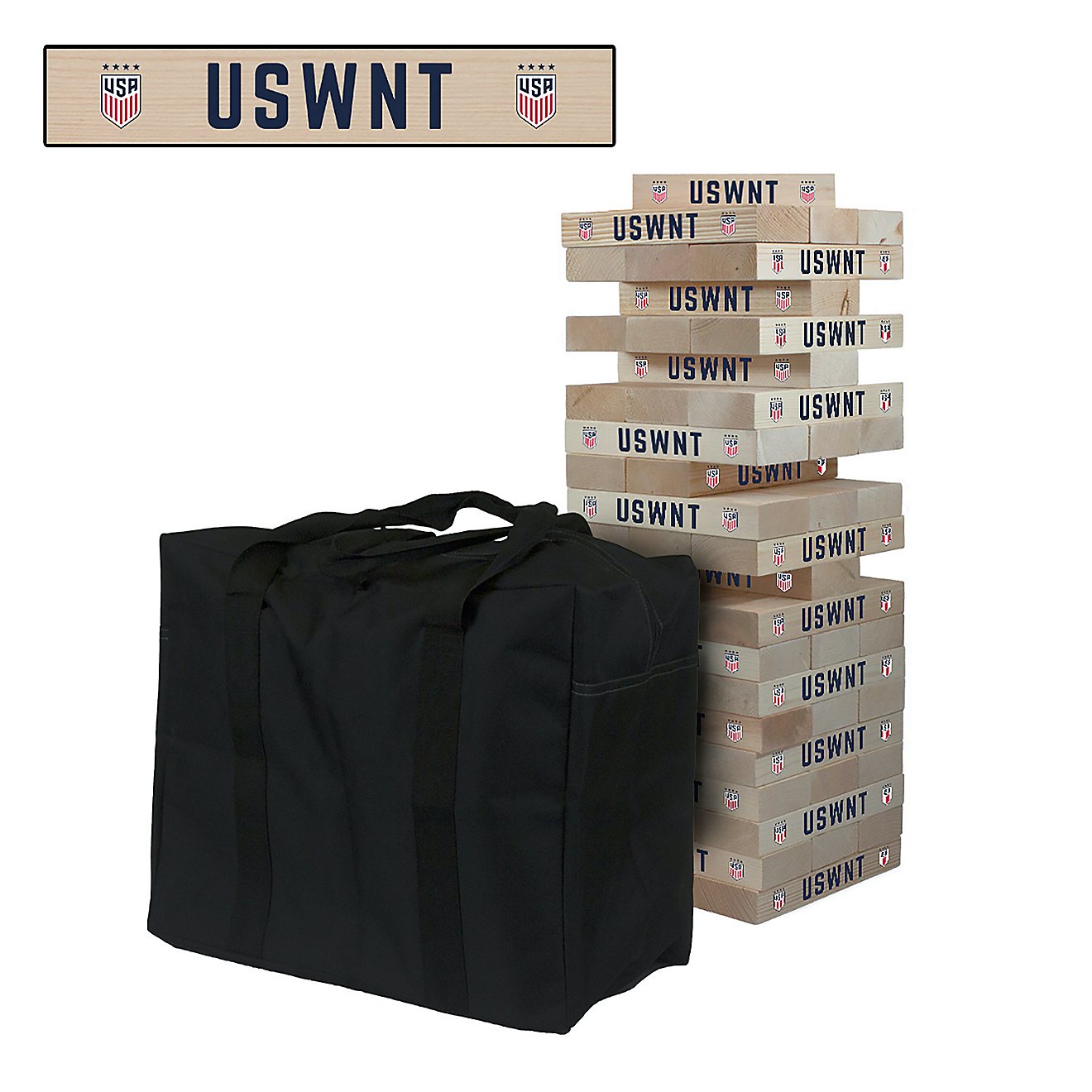 Victory Tailgate USWNT Giant Wooden Tumble Tower Game                                                                            - view number 1