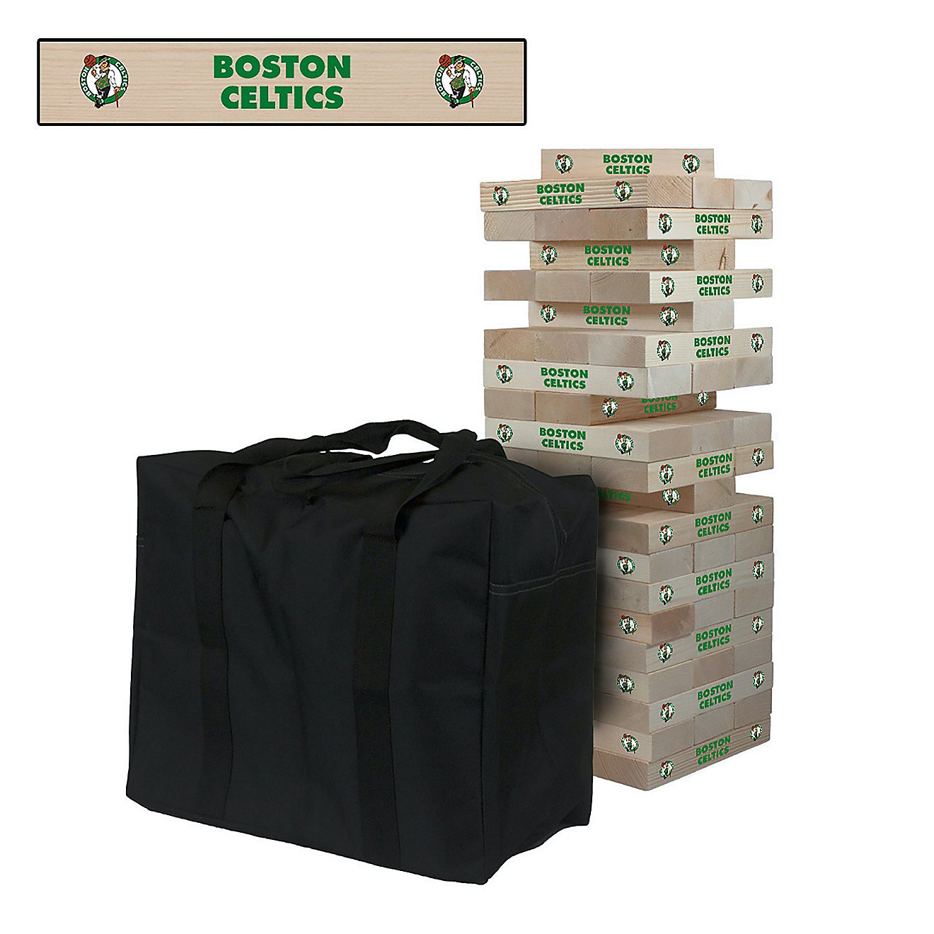 Victory Tailgate Boston Celtics Giant Wooden Tumble Tower Game                                                                   - view number 1