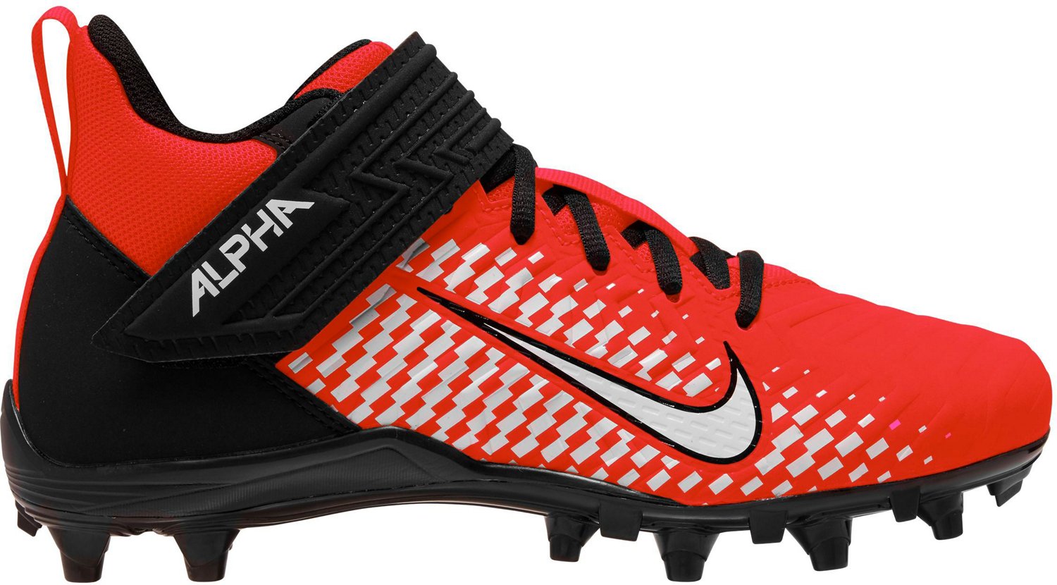 orange kids football cleats