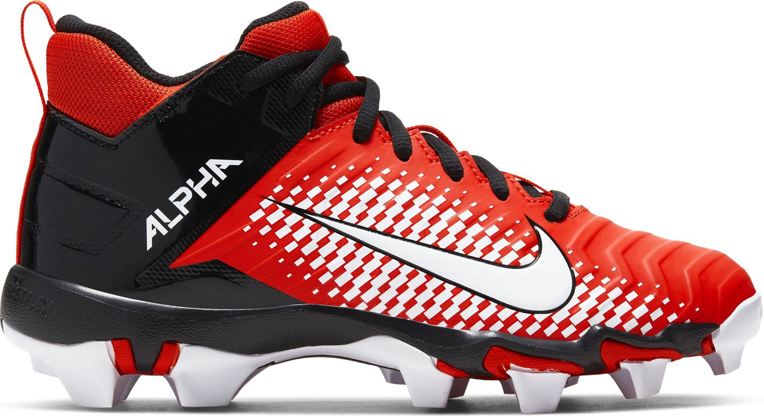 orange football cleats for youth