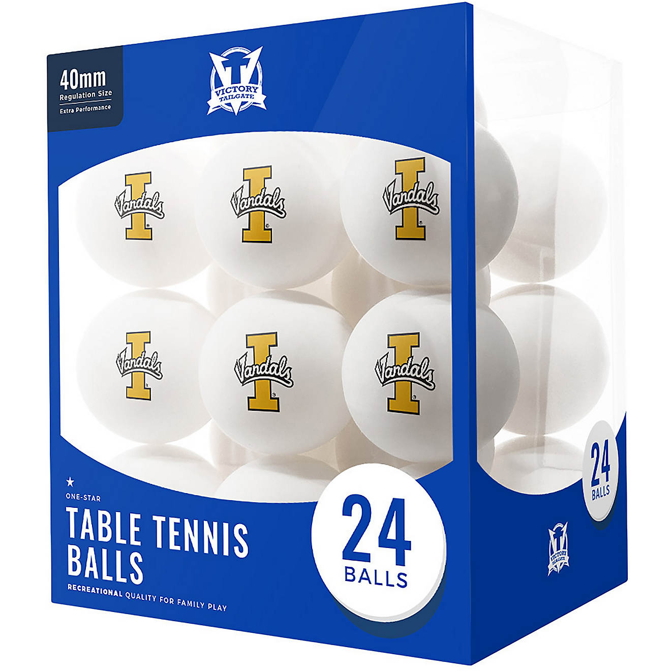 Victory Tailgate University of Idaho Table Tennis Balls 24-Pack                                                                  - view number 1