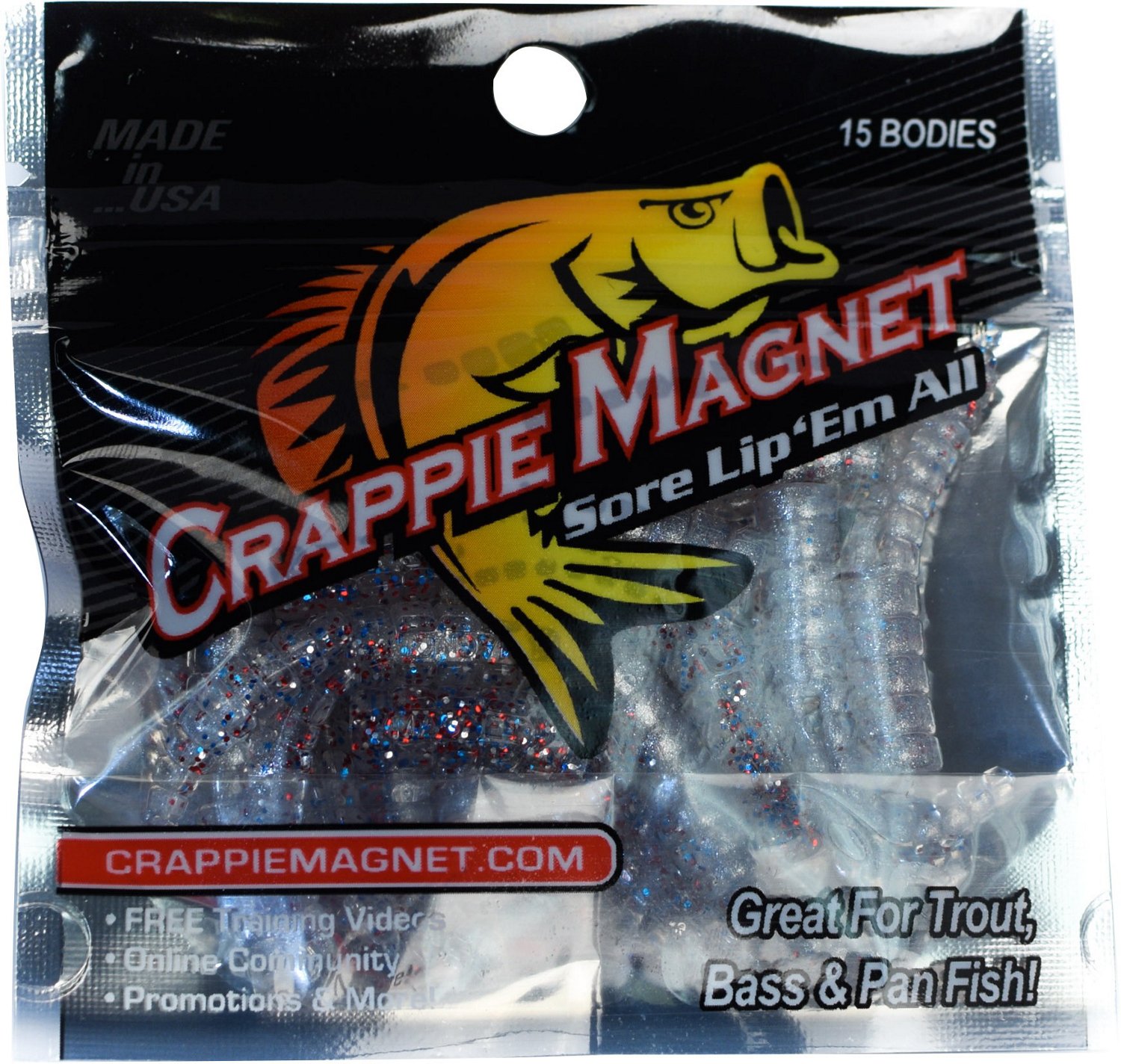 Leland Lures Crappie Soft Baits 15Pack Academy