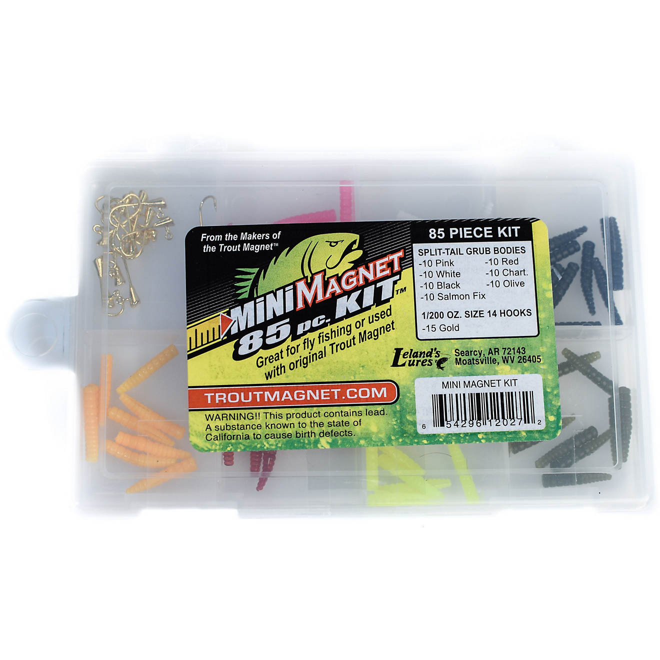 Leland Lures Mini Magnet 85-Piece Fly Fishing Kit                                                                                - view number 1