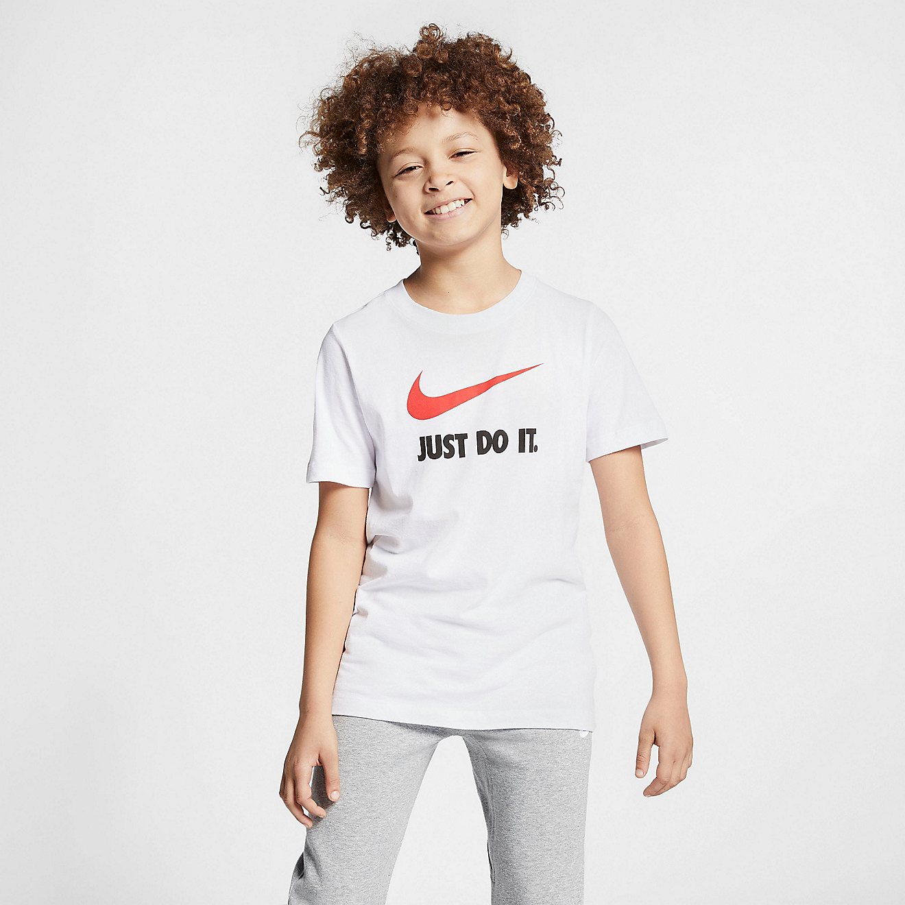 Nike Boys' NSW Just Do It Swoosh T-shirt                                                                                         - view number 1