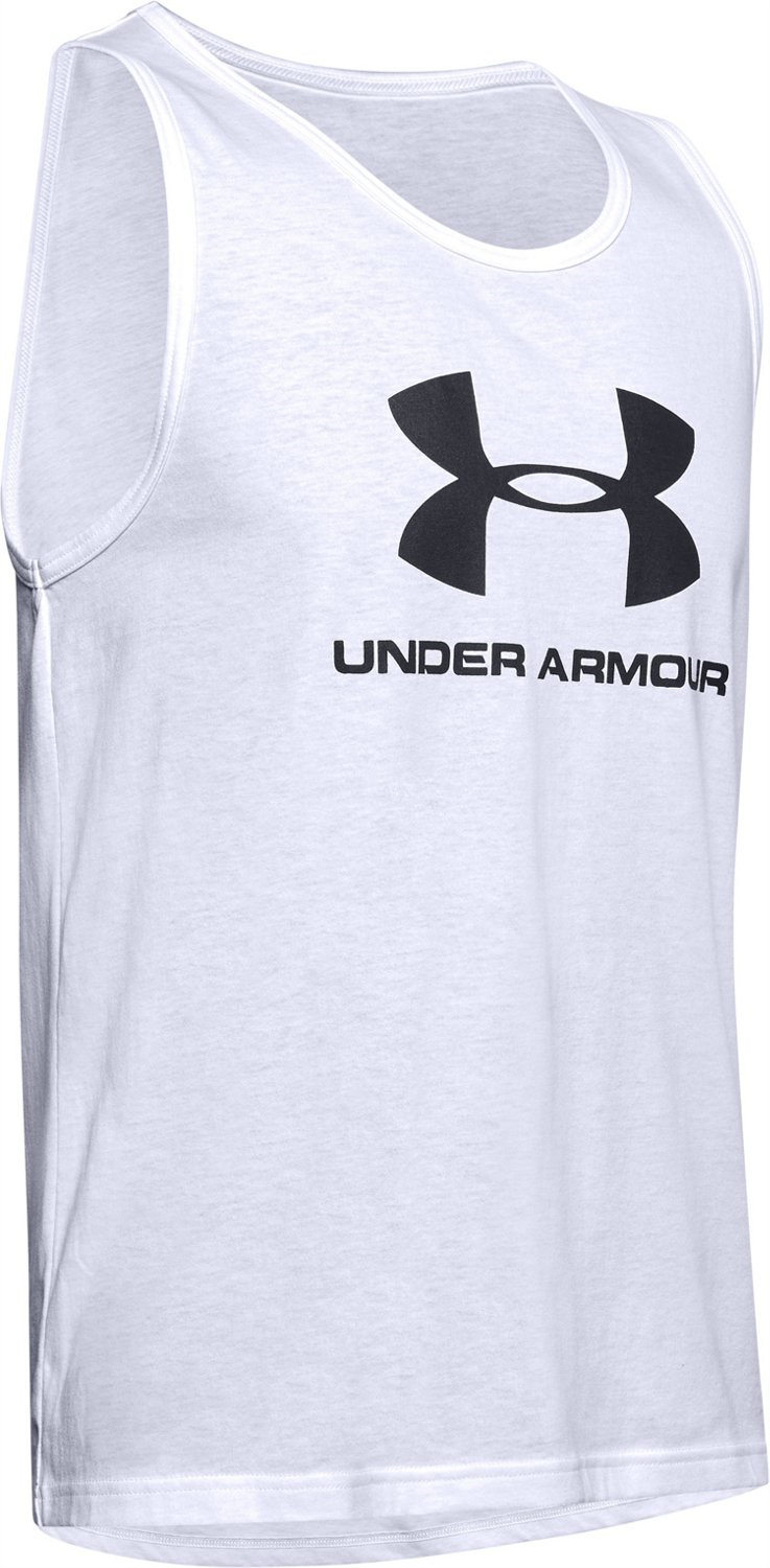 under armour men's sportstyle logo tank top