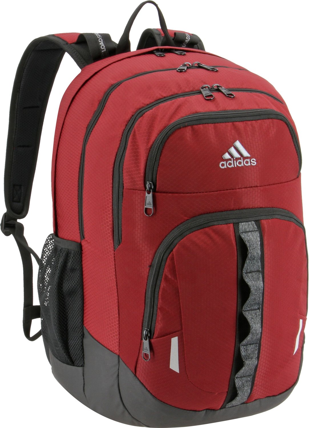 red and black adidas backpack