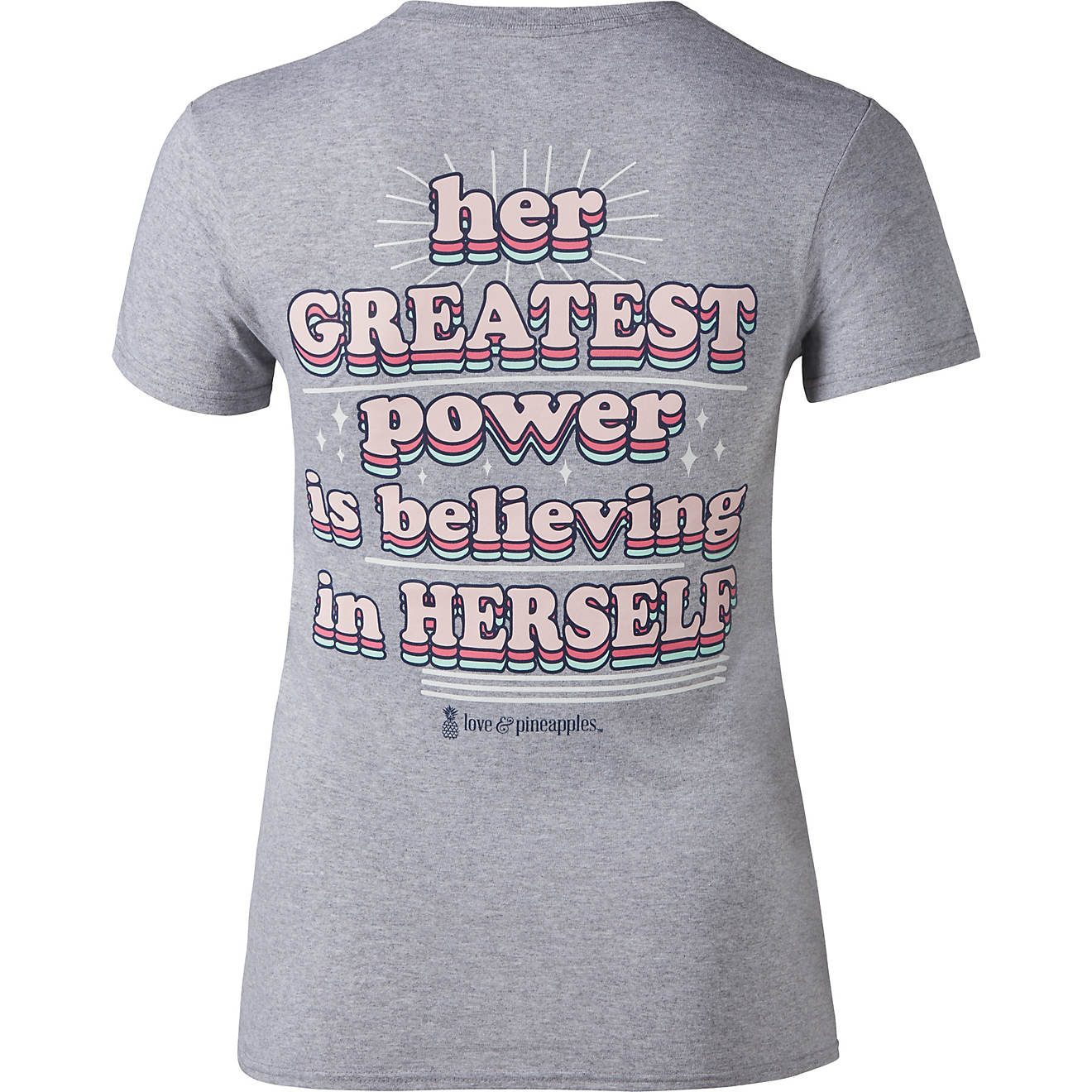 Love & Pineapples Women's Her Greatest Power Graphic T-shirt                                                                     - view number 1