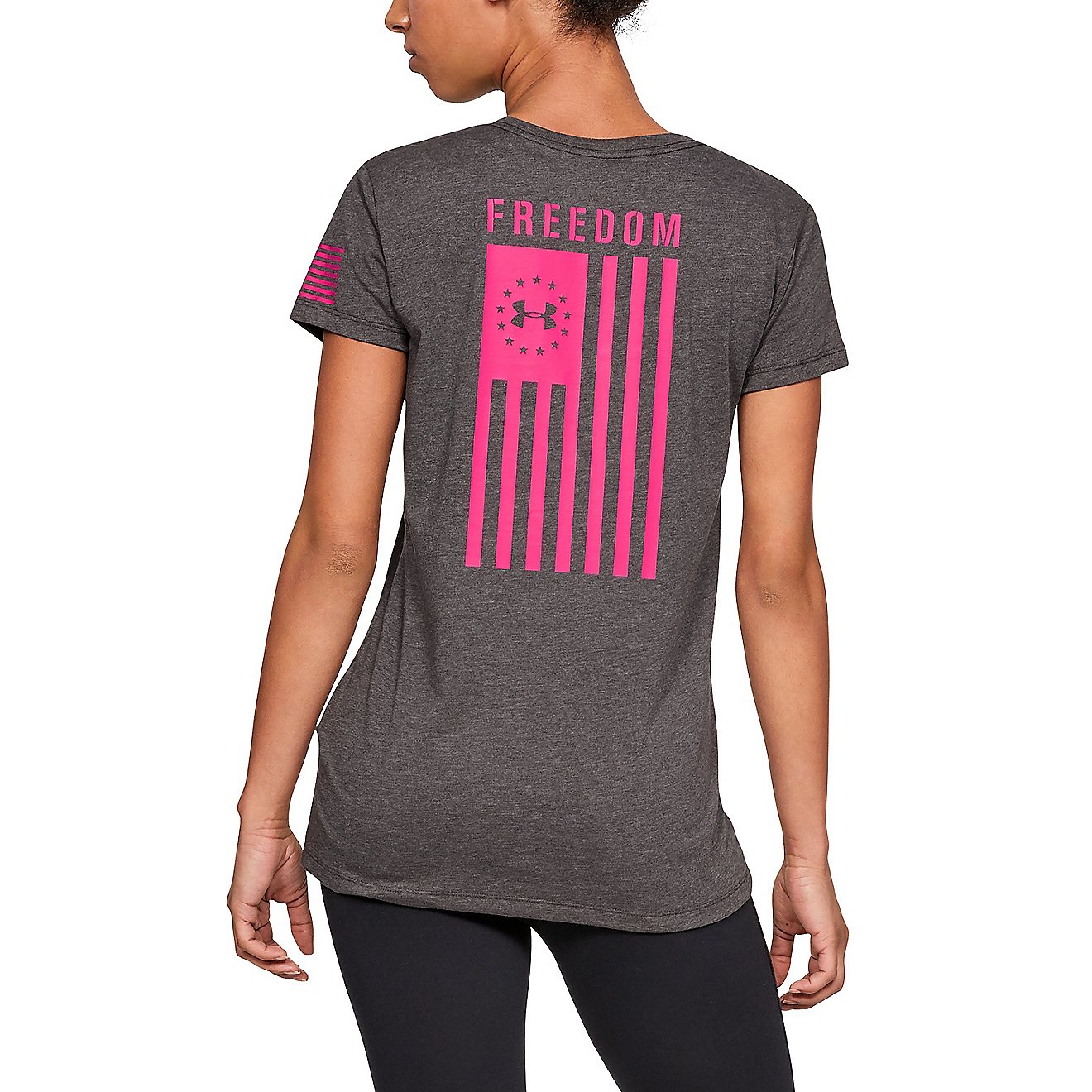 Under Armour Women's Freedom Flag Outdoor Graphic T-shirt                                                                        - view number 1