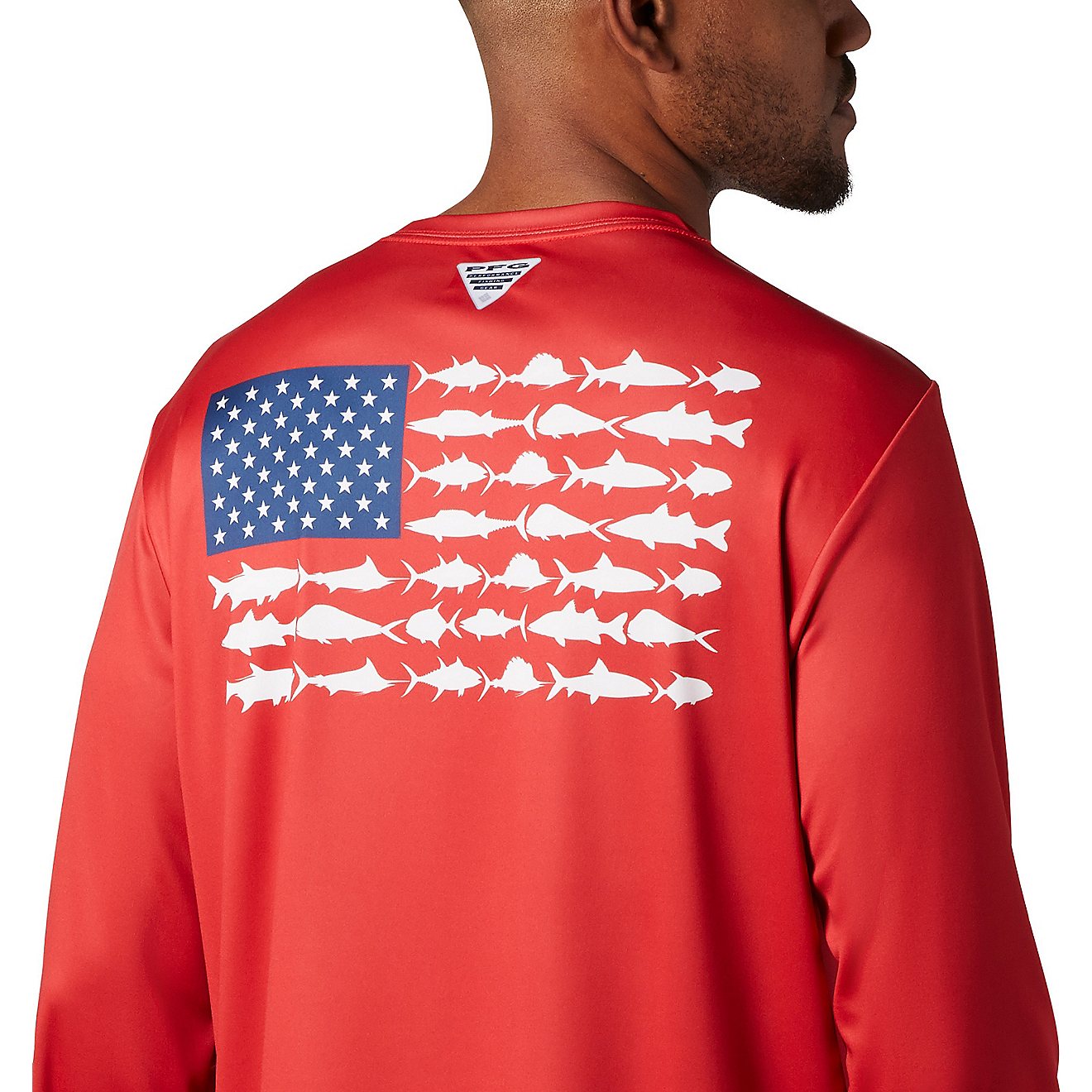 Columbia Sportswear Men's Terminal Tackle PFG Fish Flag Long Sleeve T-shirt                                                      - view number 3
