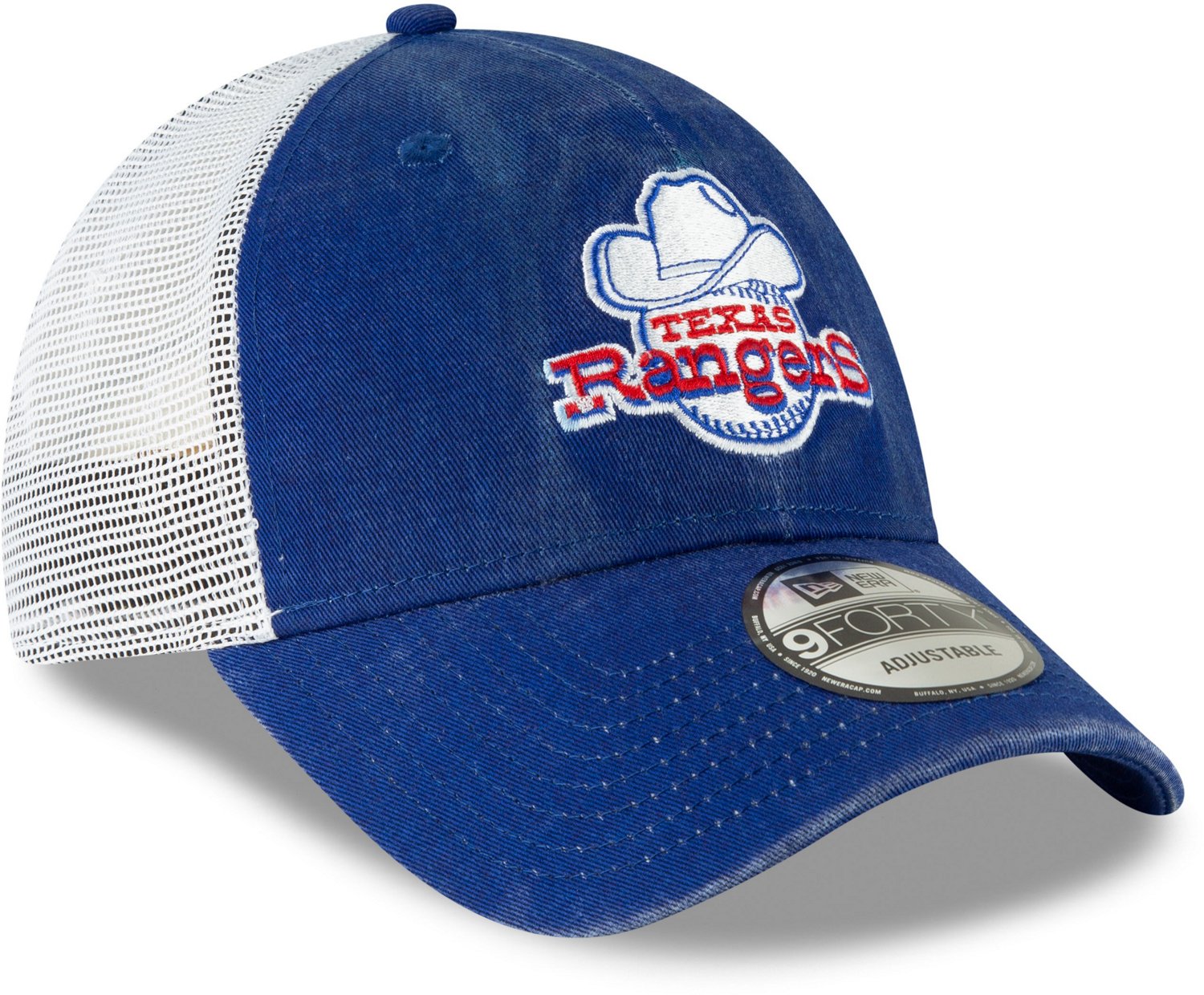 New Era Men's Texas Rangers Cooperstown Trucker 9FORTY Cap | Academy