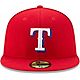 New Era Men's Texas Rangers Authentic Collection 59FIFTY Fitted Cap                                                              - view number 1 image