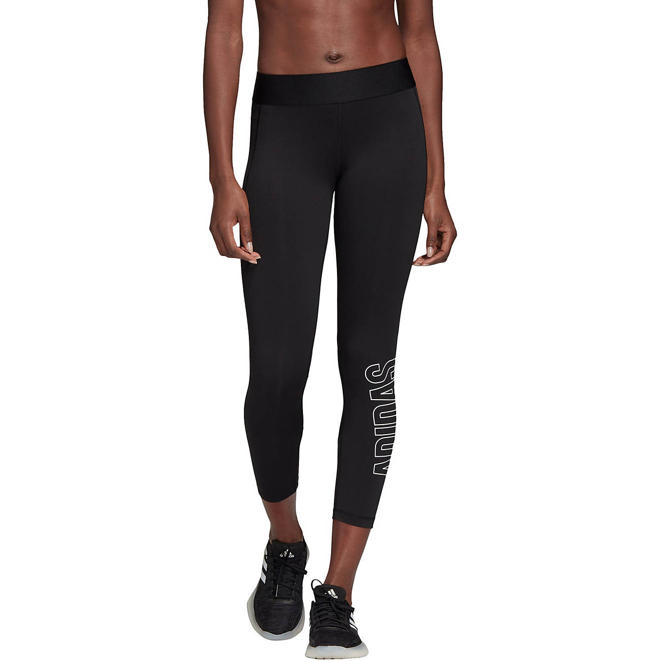 adidas Women's Tech-Fit Alphaskin Compression 7/8 Leggings                                                                       - view number 1