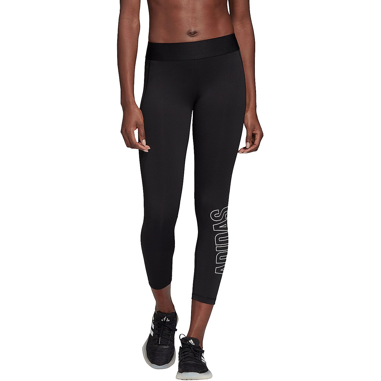 adidas Women's Tech-Fit Alphaskin Compression 7/8 Leggings                                                                       - view number 1