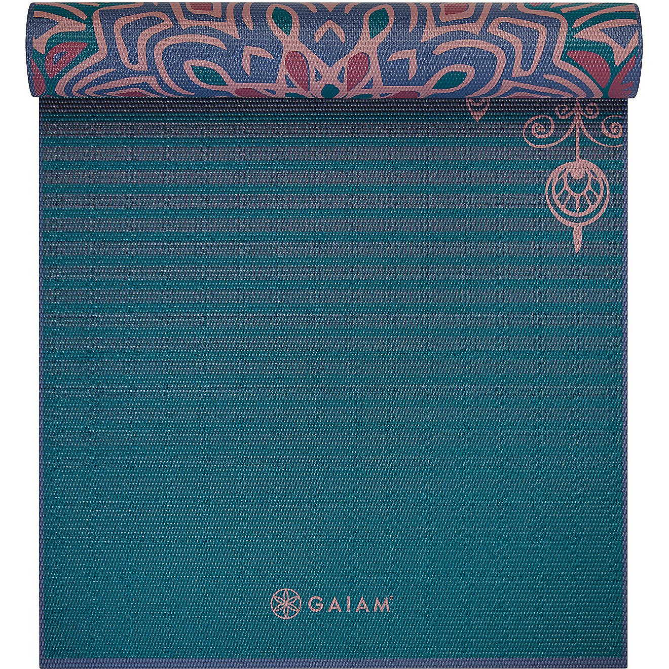 Gaiam Premium Reversible 6 mm Peaceful Waters Yoga Mat                                                                           - view number 3