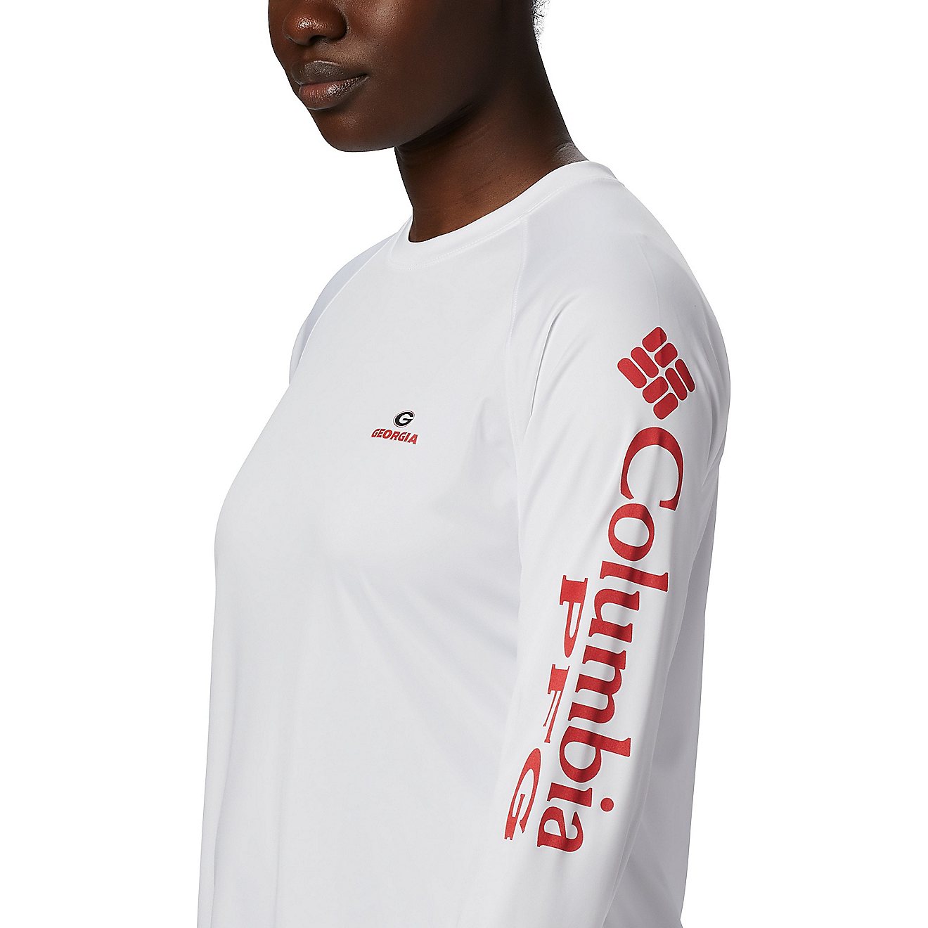 Columbia Sportswear Women's University of Georgia Tidal Long Sleeve T-shirt                                                      - view number 4