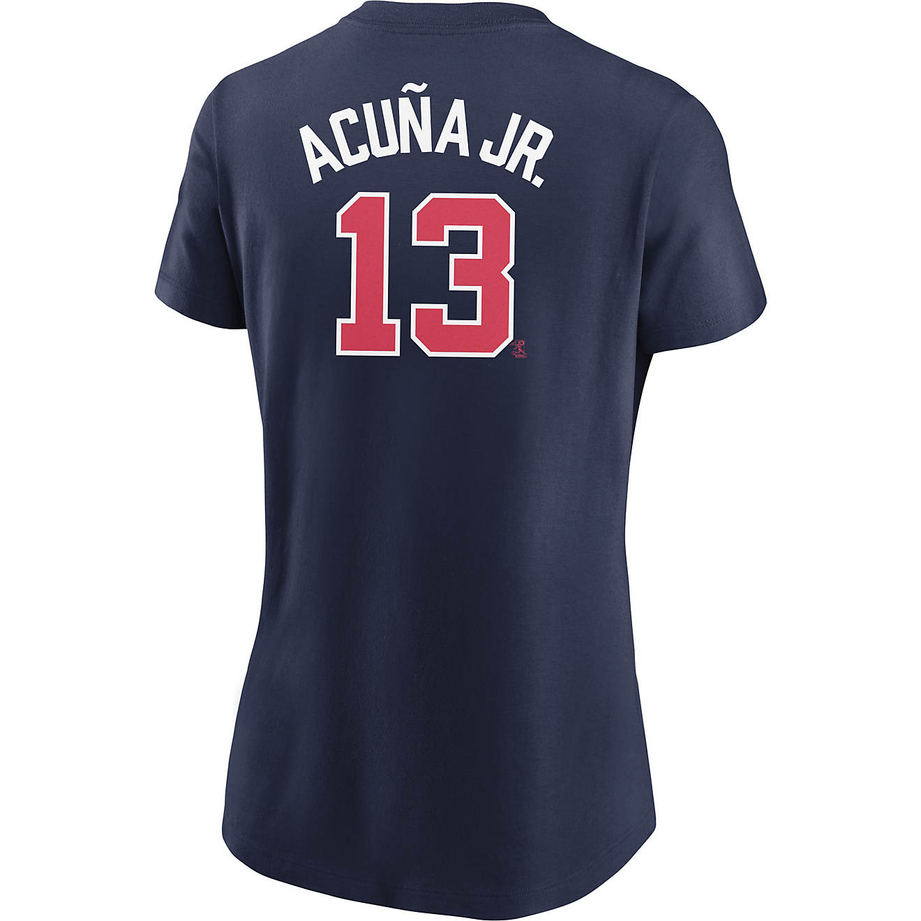 Nike Women's Atlanta Braves Ronald Acuna Jr 13 Jersey T-shirt                                                                    - view number 1