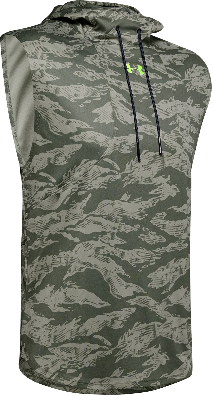 under armour men's baseline sleeveless hoodie