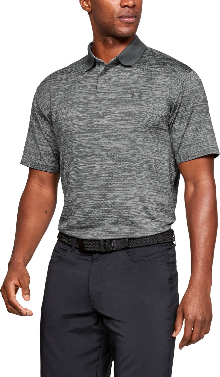 Under Armour Men's Performance Textured Golf Polo Shirt Academy