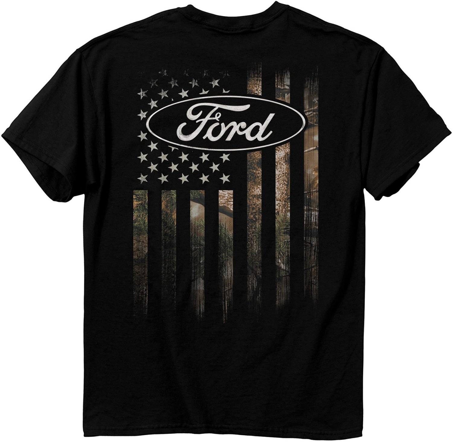 Buck Wear Men's Ford Camo Accent Flag Graphic T-shirt | Academy