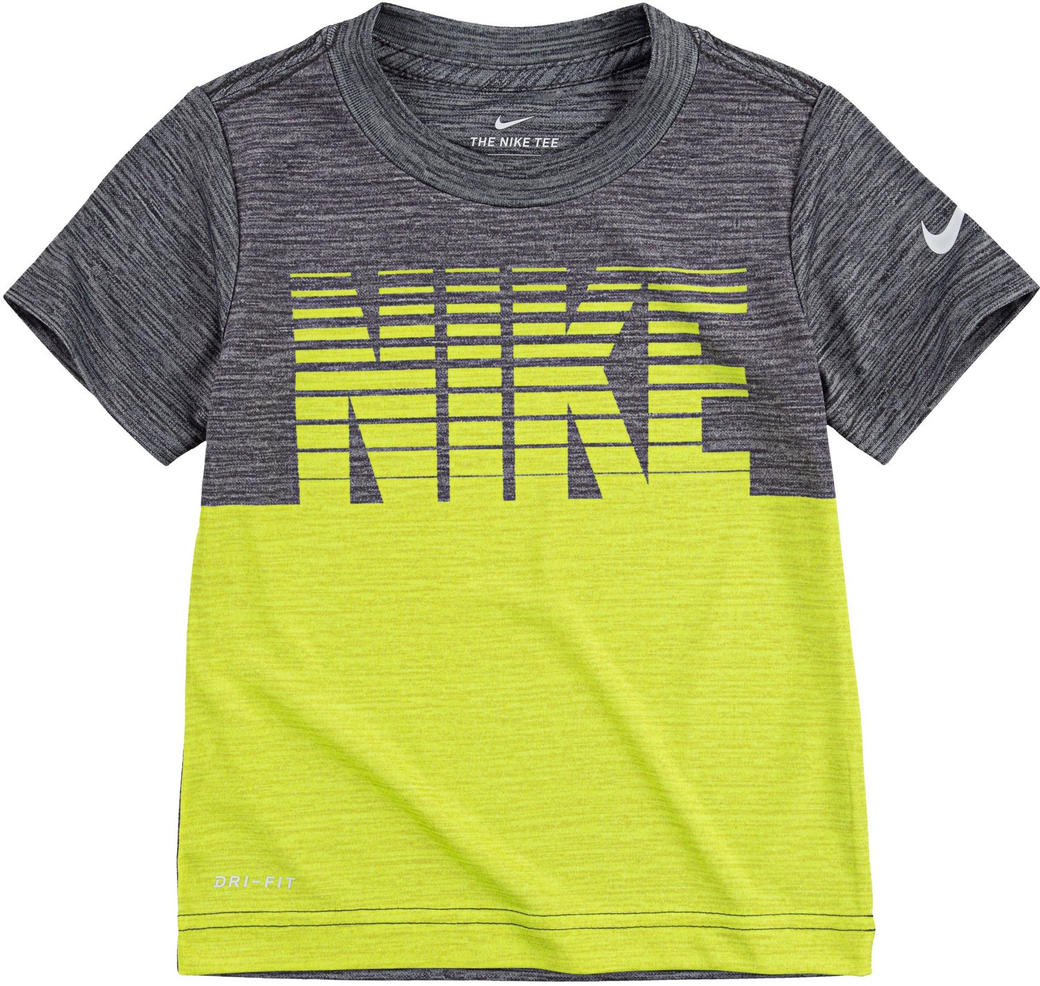 yellow toddler nike shirt