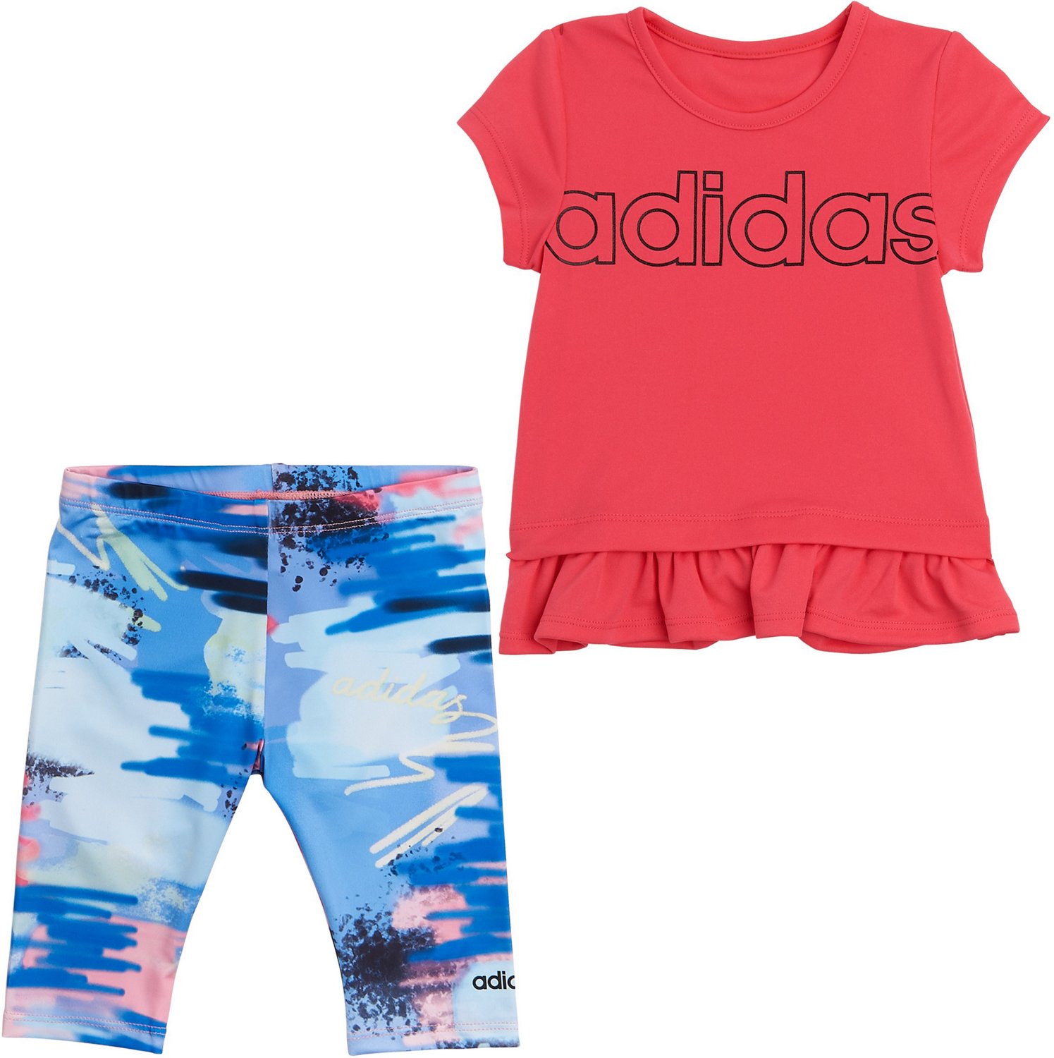 adidas tights and shirt set