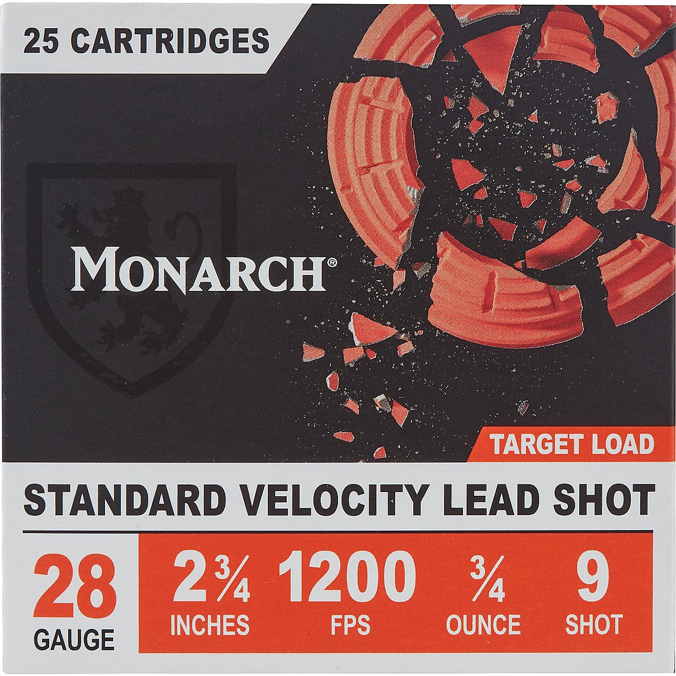 Monarch Target Load 28 Gauge Shotshells - 25 Rounds                                                                              - view number 1