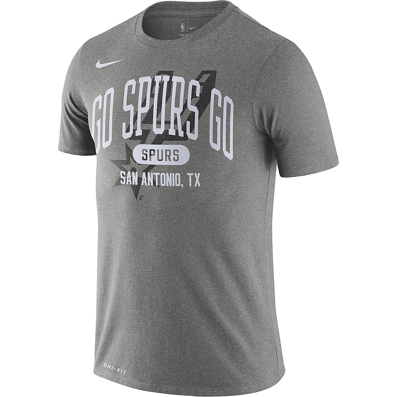 Nike Men's San Antonio Spurs Arch Mantra Dri-FIT T-shirt                                                                         - view number 1