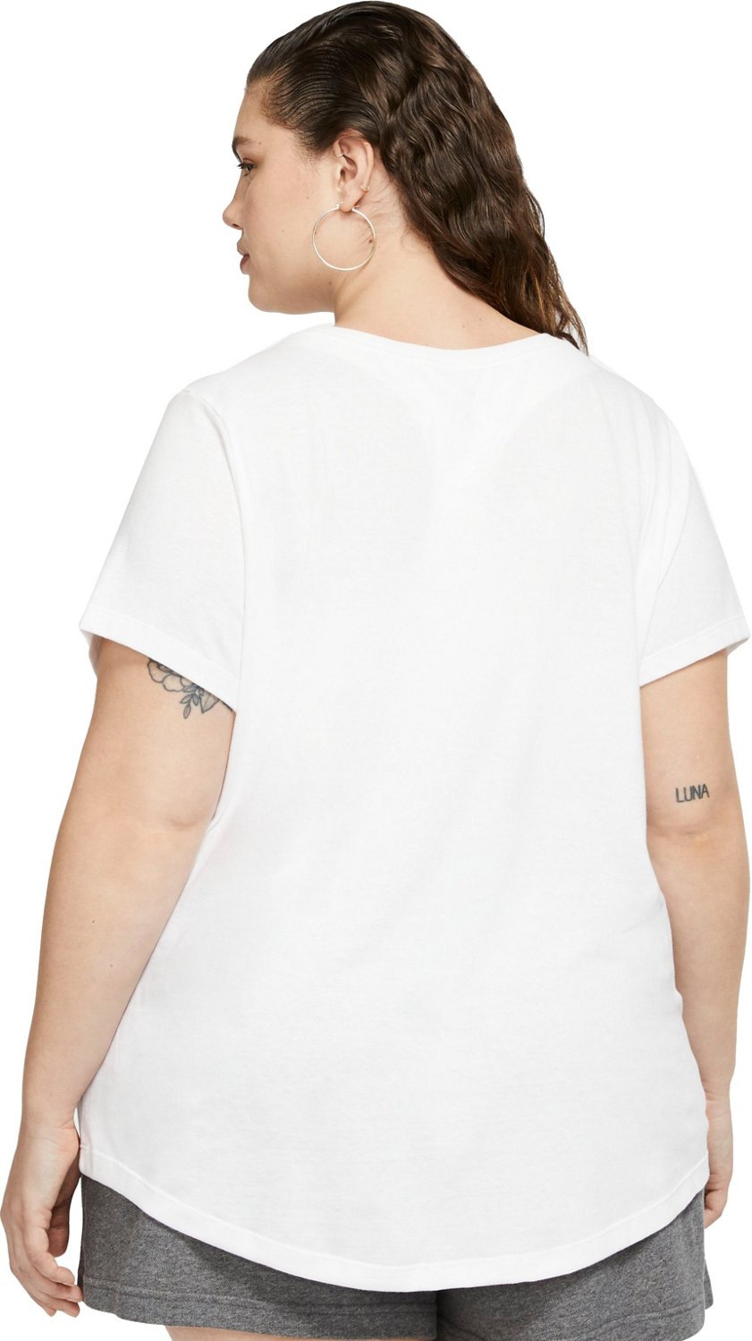 Nike Women's Plus Size Sportswear Varsity Tshirt Academy