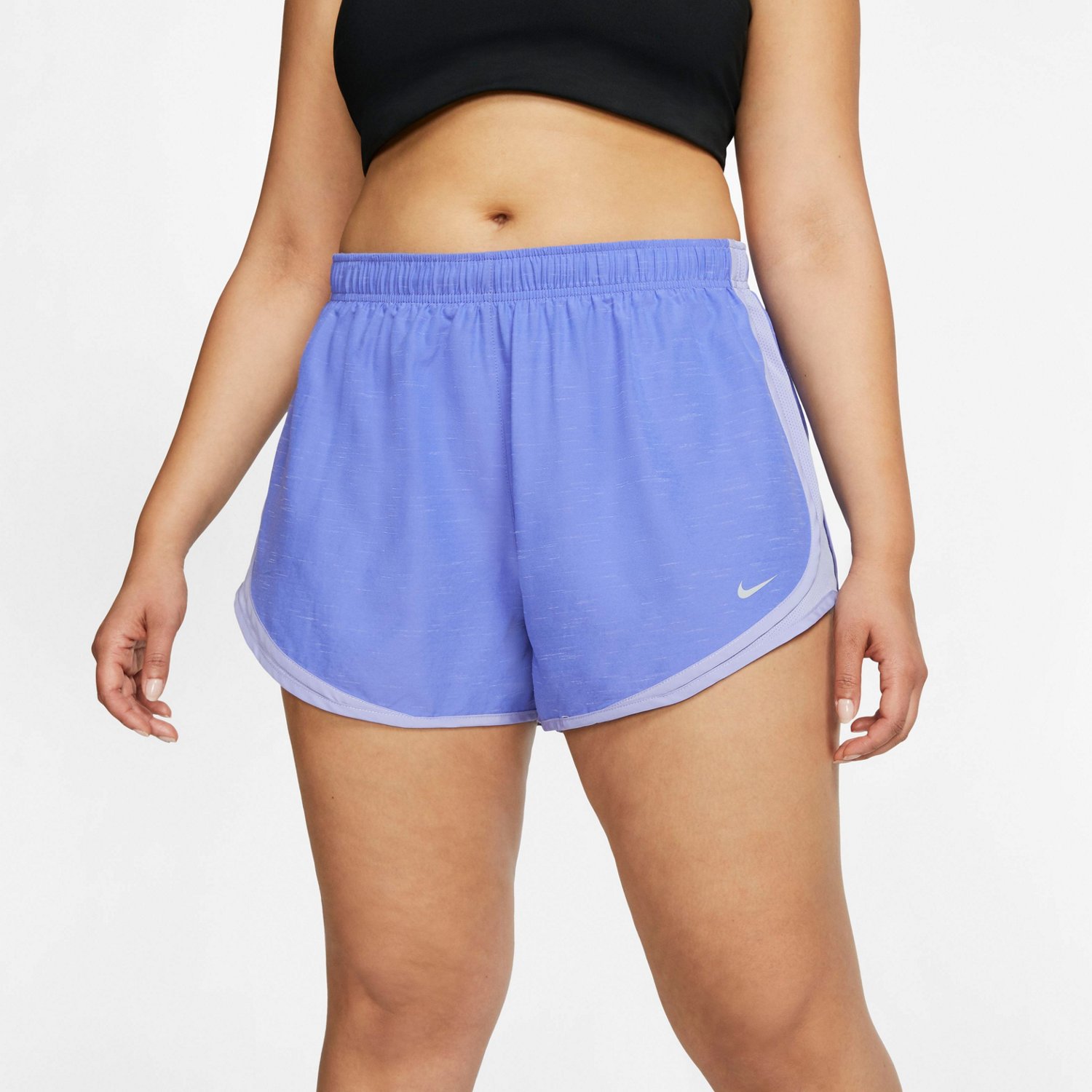 nike women's dry tempo plus size shorts