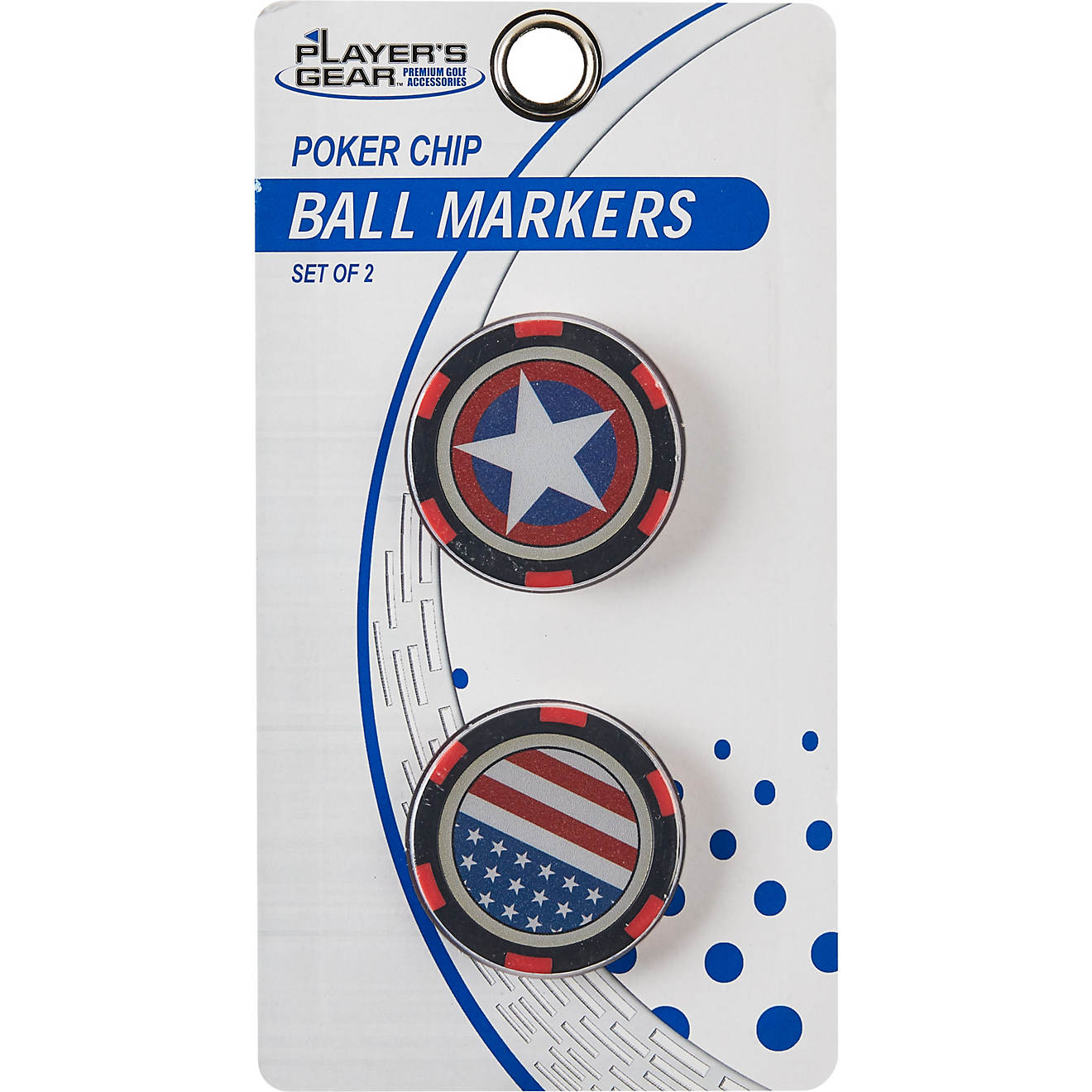 Players Gear Poker Chip Ball Markers 2-Pack                                                                                      - view number 1