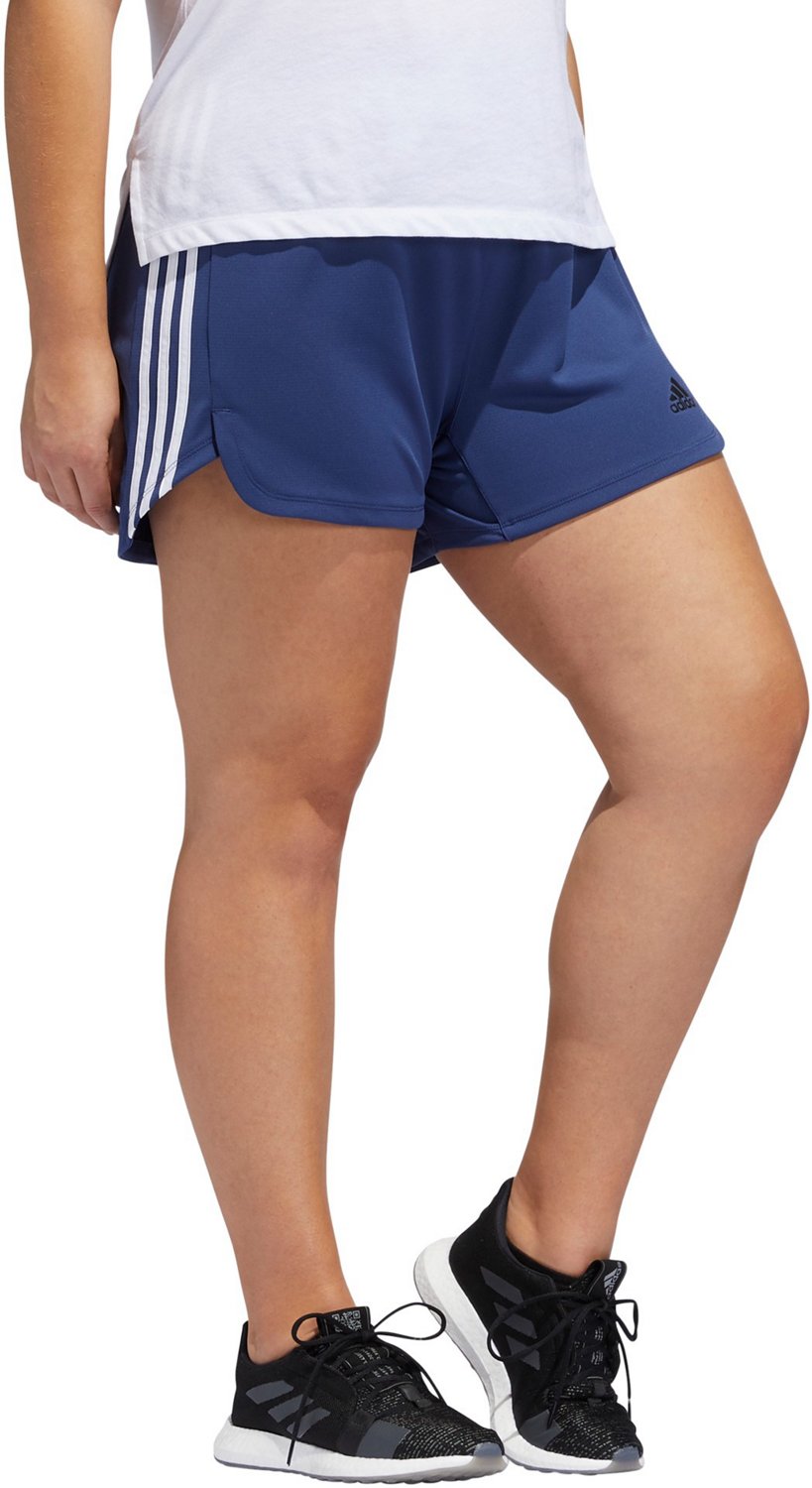 adidas women's plus size shorts