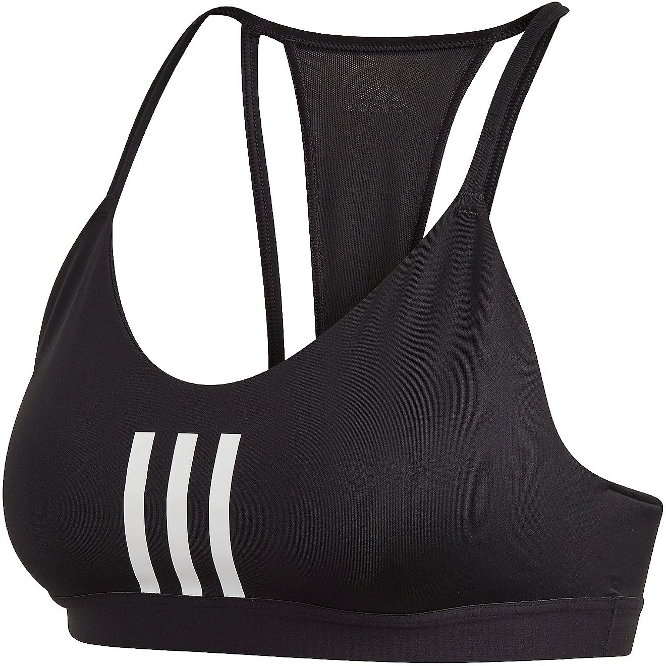 adidas Women's All Me 3-Stripes Mesh Sports Bra                                                                                  - view number 3