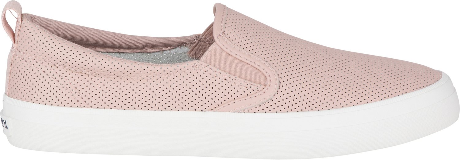 women's crest twin gore perforated slip on sneaker