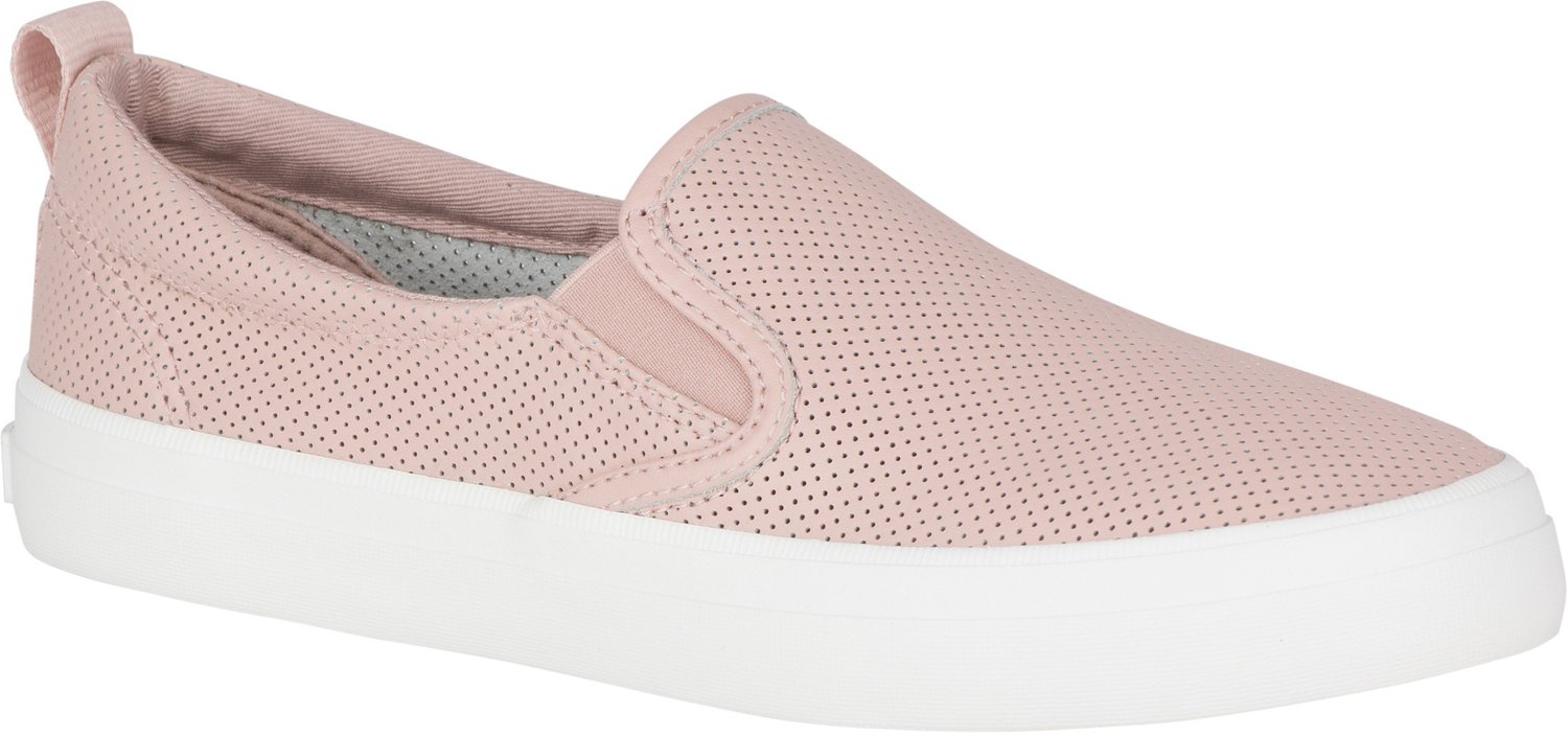 women's crest twin gore perforated slip on sneaker