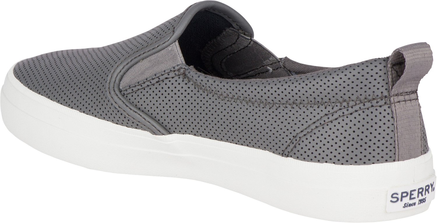 women's crest twin gore perforated slip on sneaker