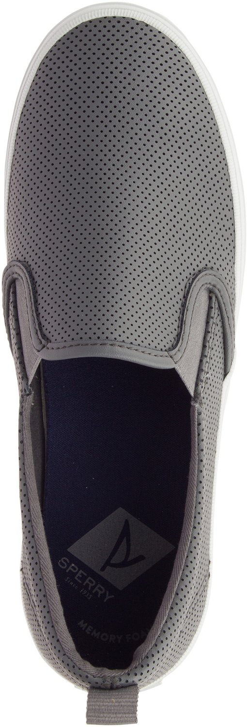 women's crest twin gore perforated slip on sneaker