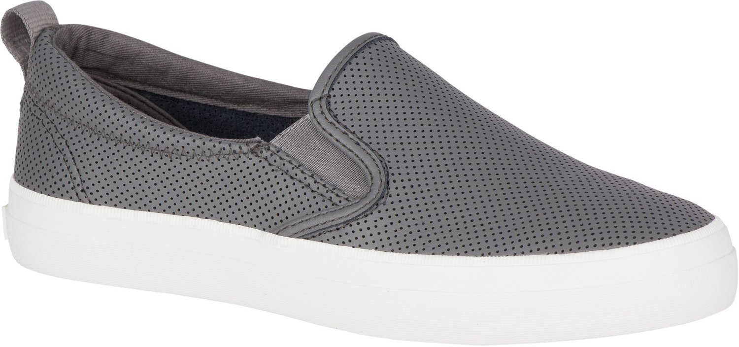 women's crest twin gore perforated slip on sneaker