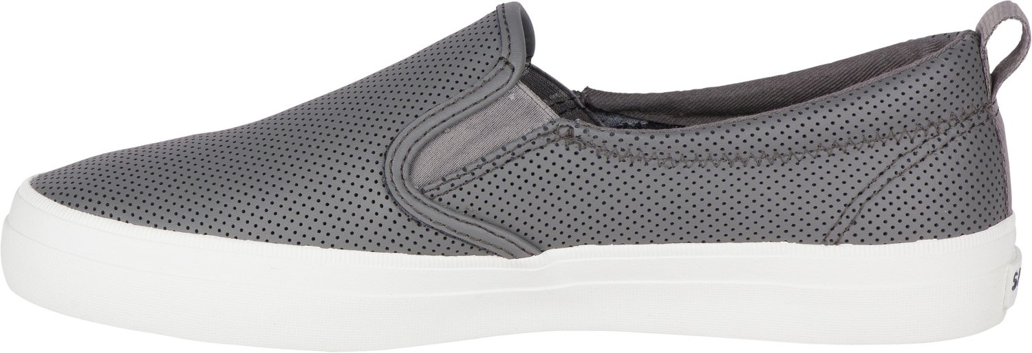 women's crest twin gore perforated slip on sneaker
