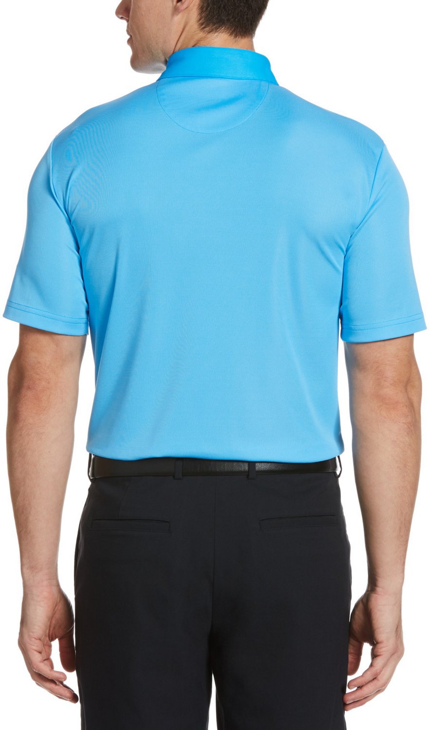 Callaway Men's Yarn Dyed Bird's-Eye Colorblock Golf Polo Shirt | Academy
