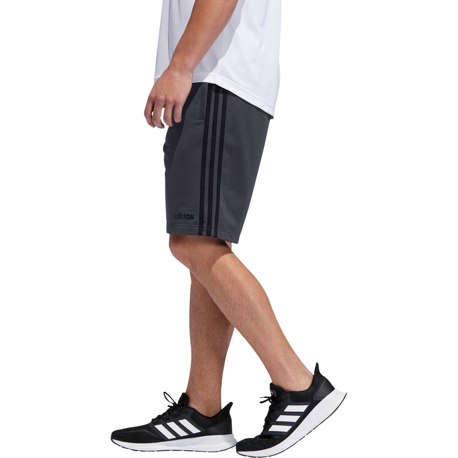 adidas Men's Essential 3-Stripes Tricot Shorts 10 in | Academy