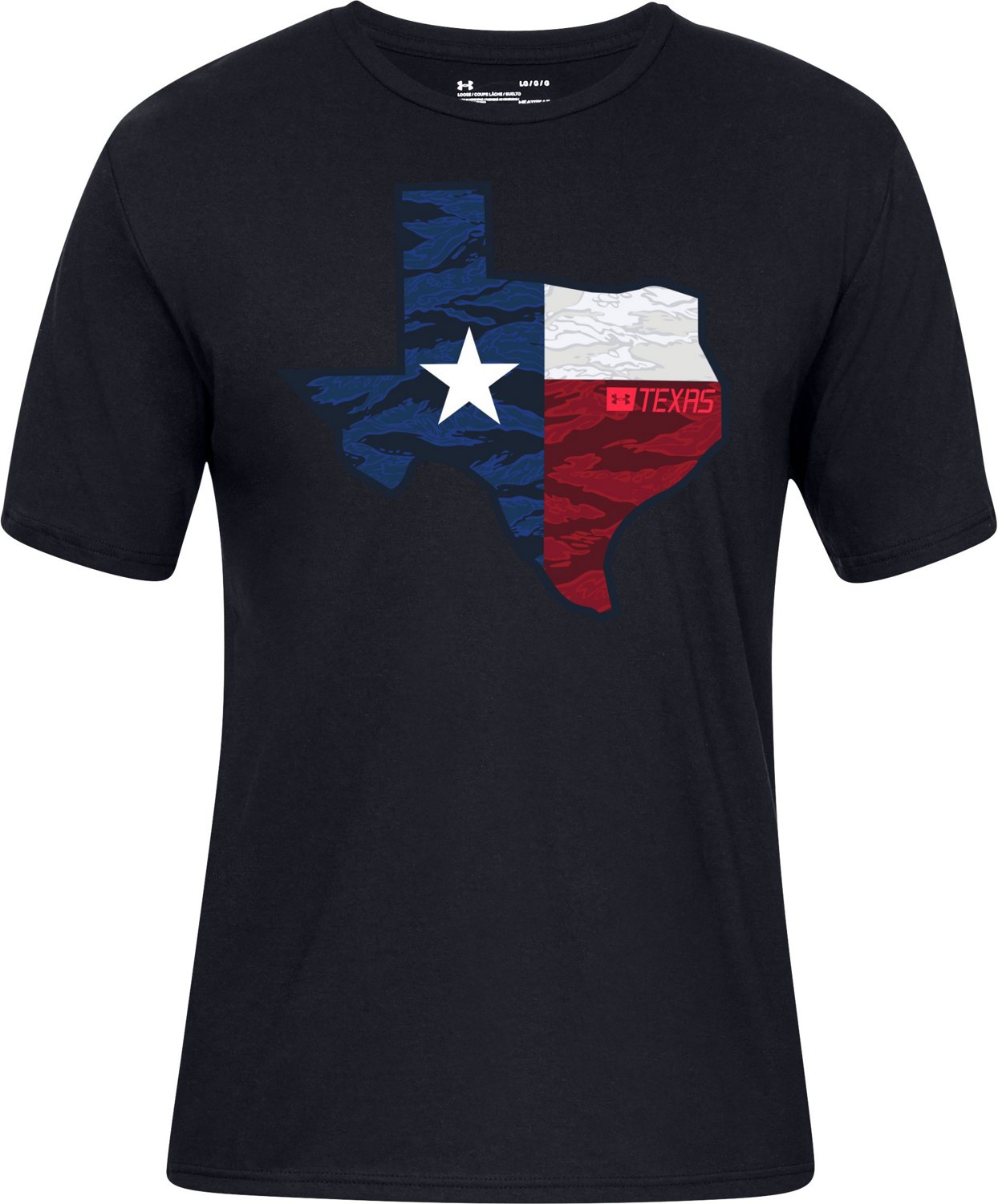 Under Armour Men's Texas Flag Outline Graphic Tshirt Academy