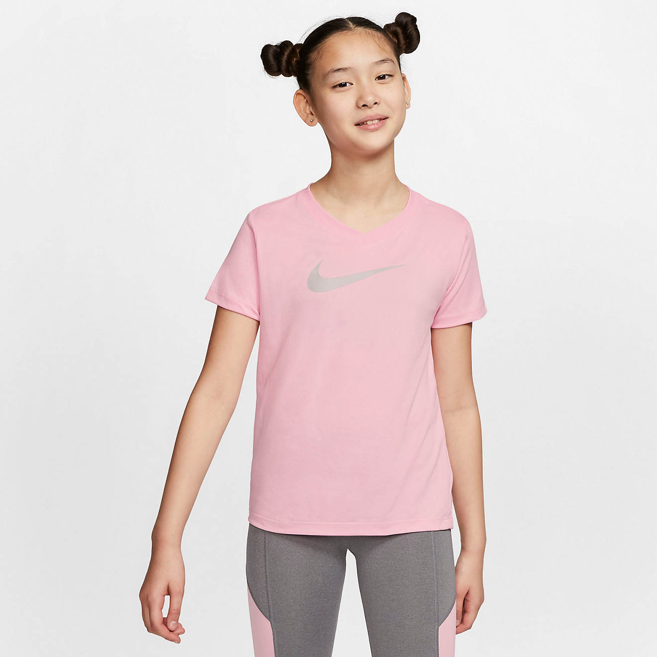 Nike Girls' Swoosh Dri-FIT T-shirt | Academy