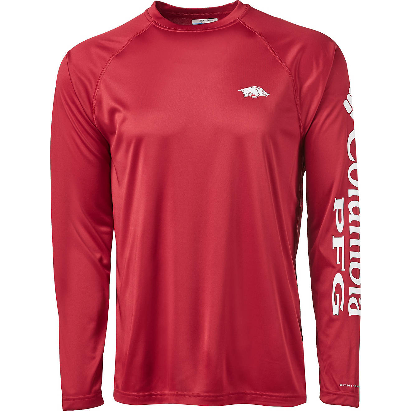 Columbia Sportswear Men's University of Arkansas Terminal Tackle Shirt                                                           - view number 1
